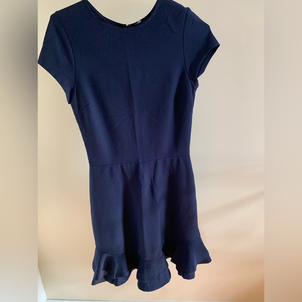 Design Lab Lord & Taylor dark blue dress